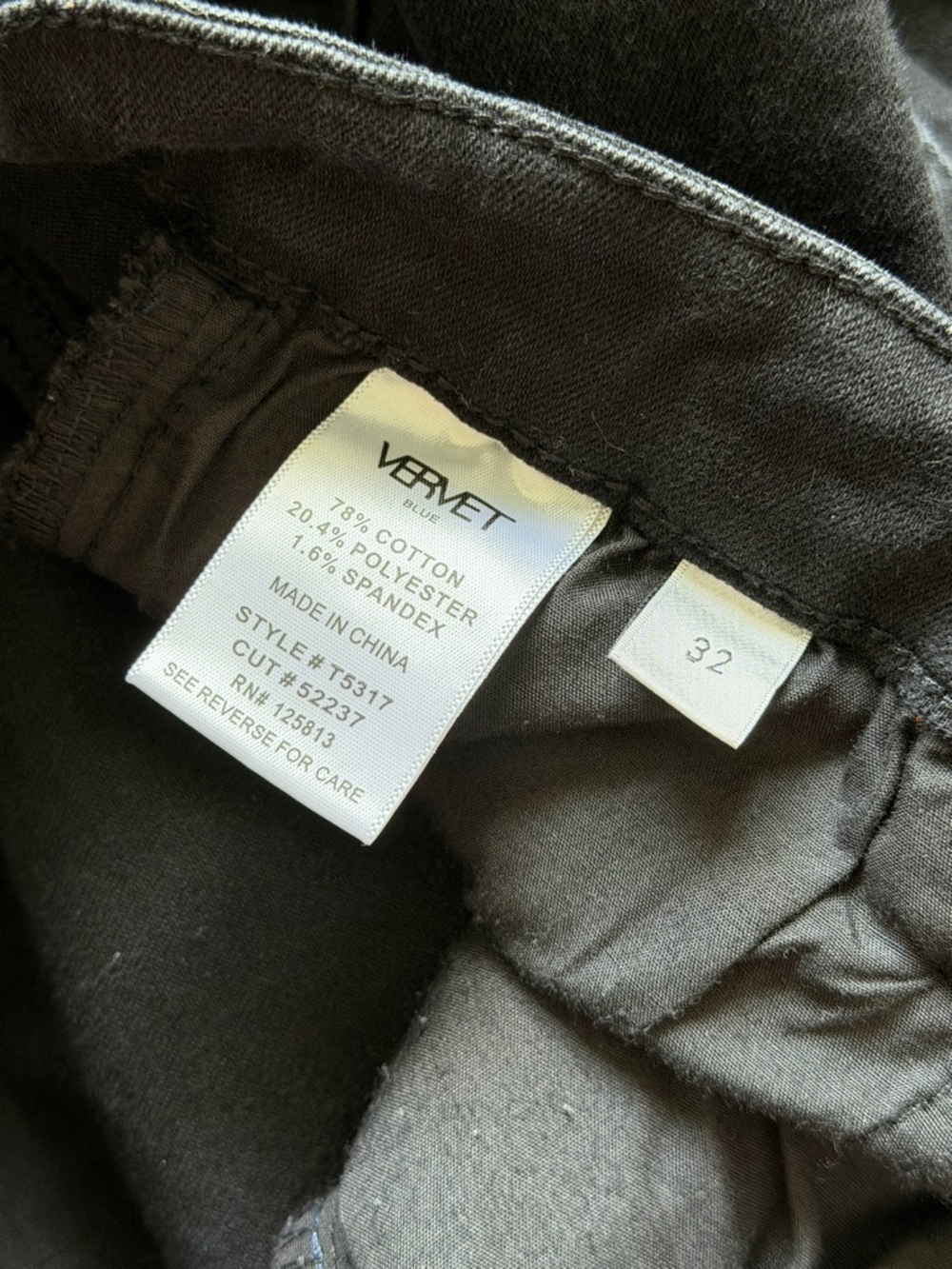 Vervet High Rise Button Fly Flare 15/32 - Picture 5 of 6